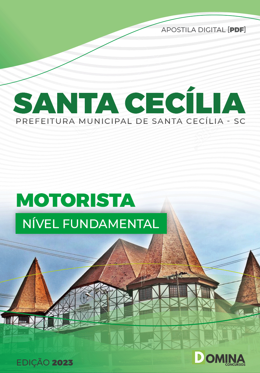 Apostila Pref Santa Cecília SC 2023 Motorista