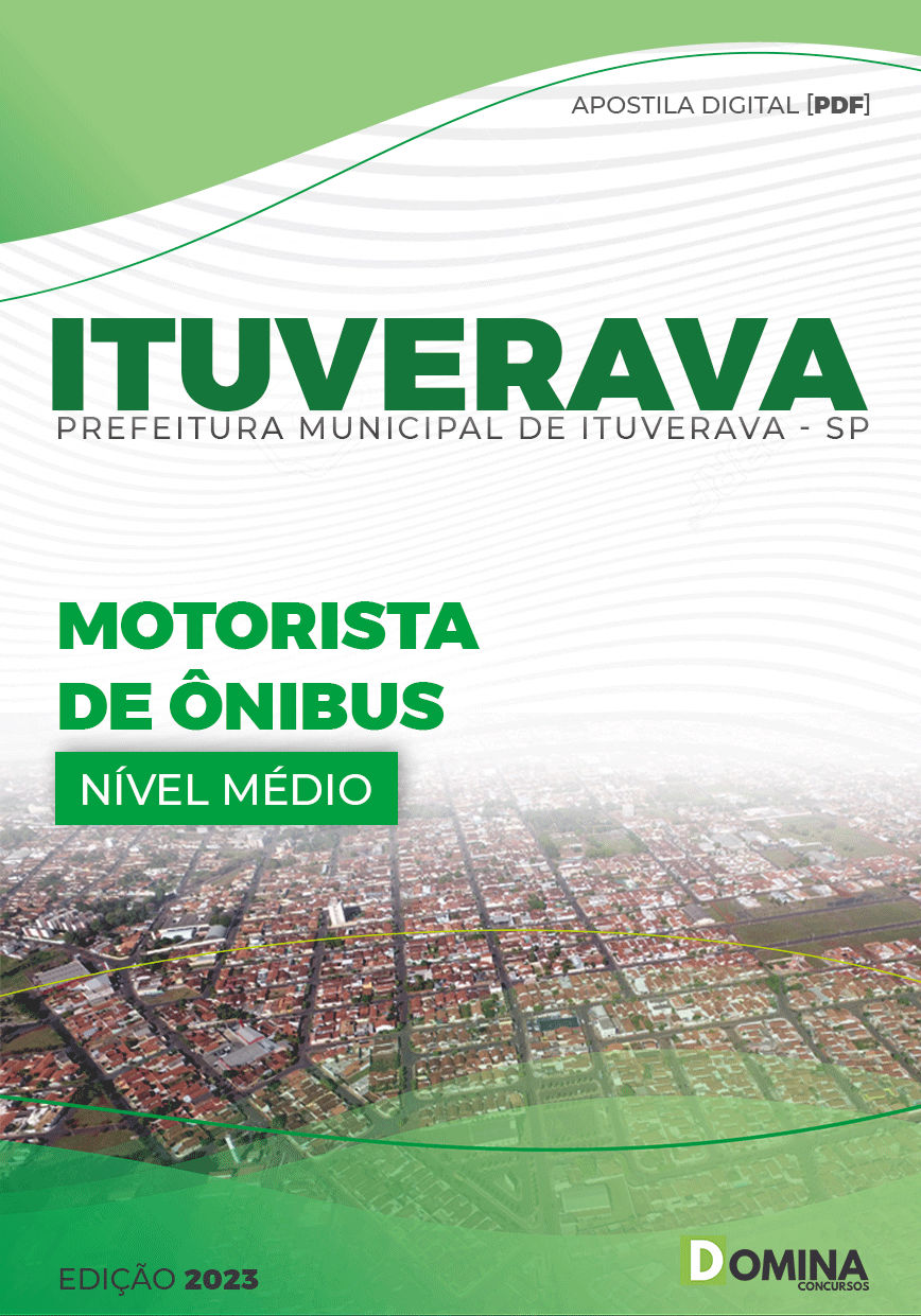 Apostila Concurso Pref Ituverava SP 2023 Motorista Ônibus