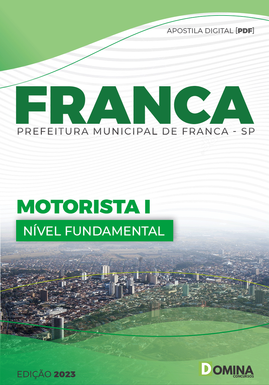 Apostila Concurso Pref Franca SP 2023 Motorista I