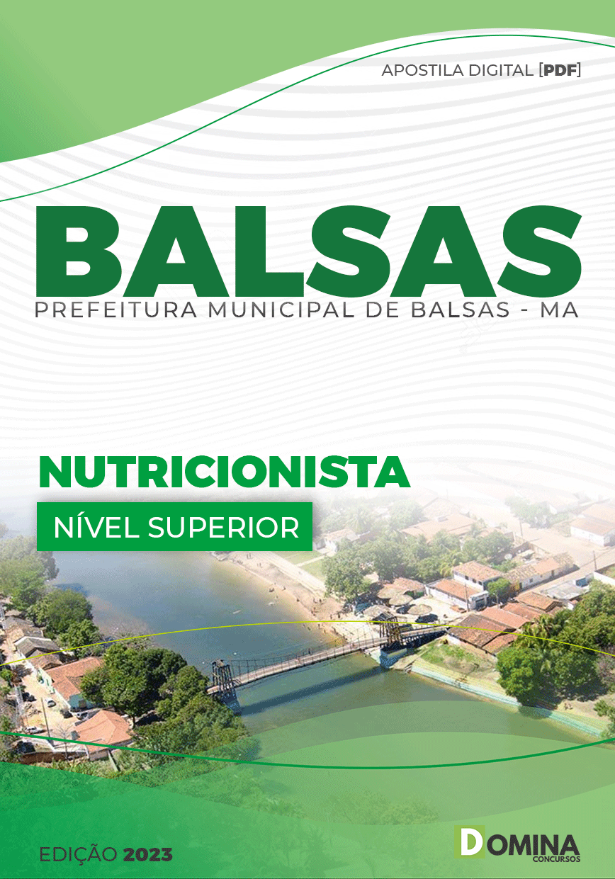 Apostila Concurso Pref Balsas MA 2023 Nutricionista