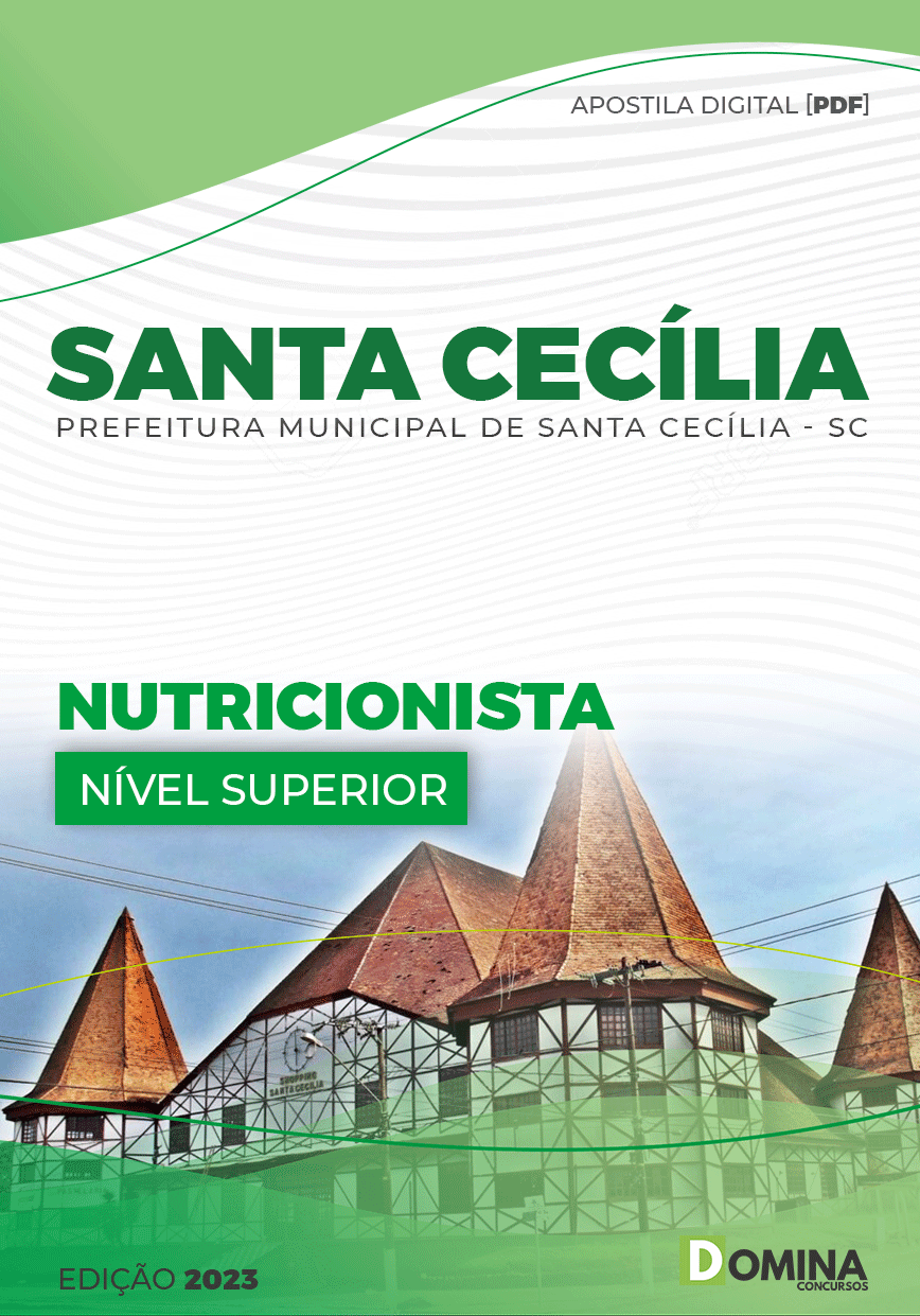 Apostila Pref Santa Cecília SC 2023 Nutricionista