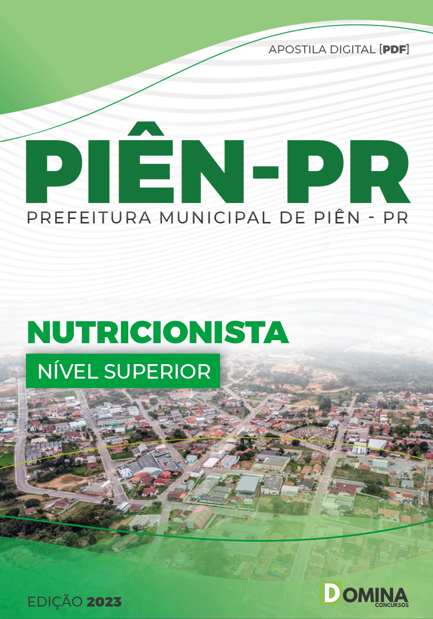 Apostila Concurso Pref PIÊN PR 2023 Nutricionista