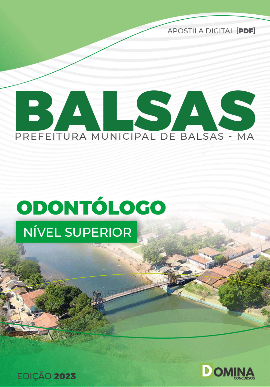 Apostila Concurso Pref Balsas MA 2023 Odontólogo