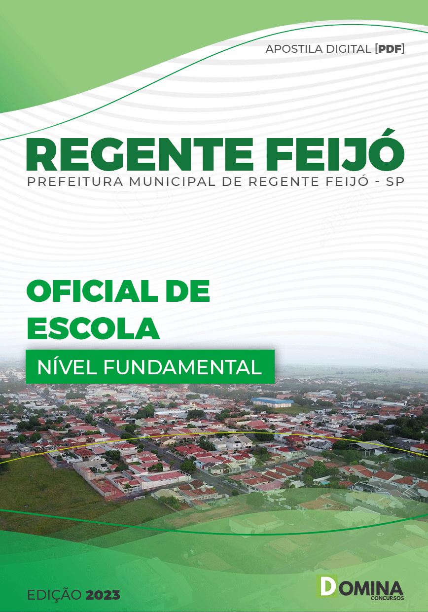 Apostila Concurso Pref Regente Feijó SP 2023 Oficial Escola