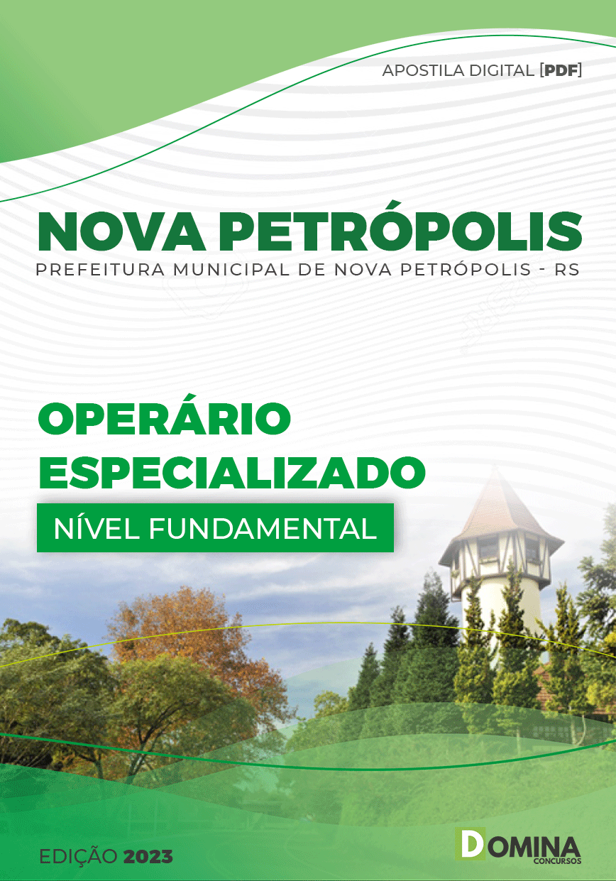 Apostila Pref Nova Petrópolis RS 2023 Operário Especializado