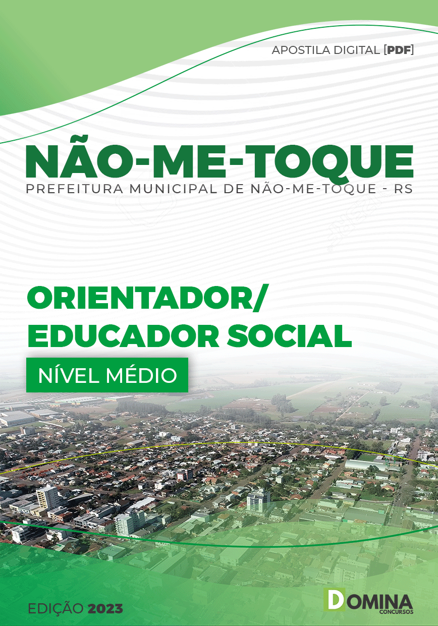 Apostila Pref Não Me Toque RS 2023 Orientador Educacional Social