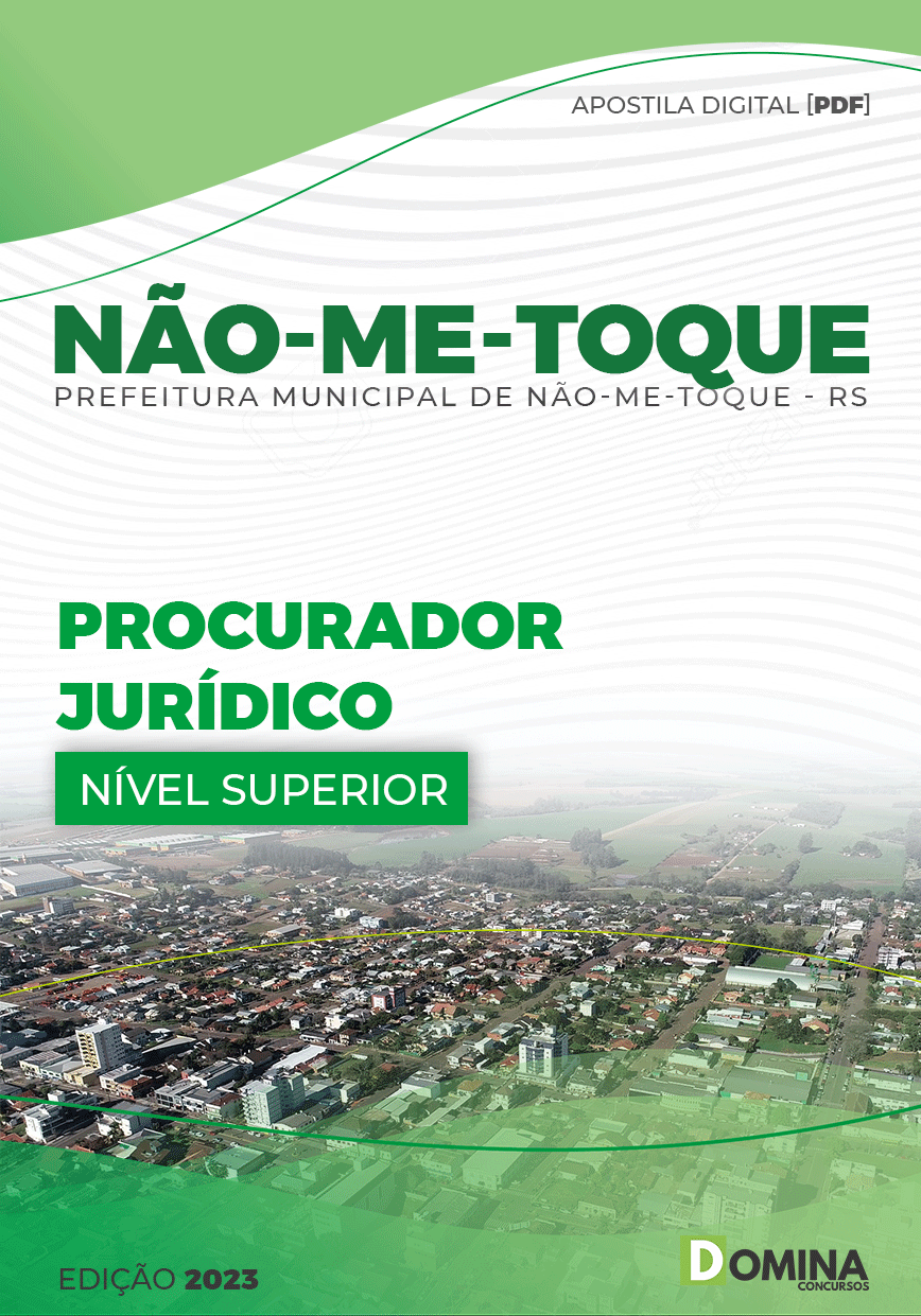 Apostila Pref Não Me Toque RS 2023 Procurador Jurídico