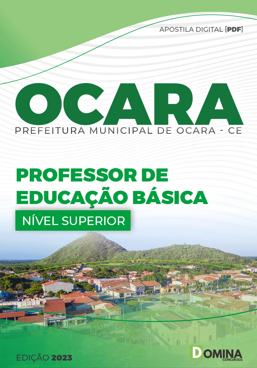 Apostila Pref Ocara CE 2023 Professor Educação Básica