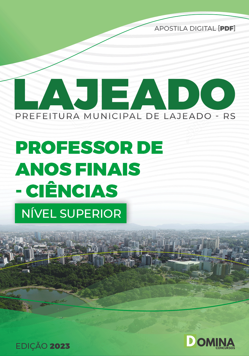 Apostila Pref Lajeado RS 2023 Professor Anos Finais Ciências