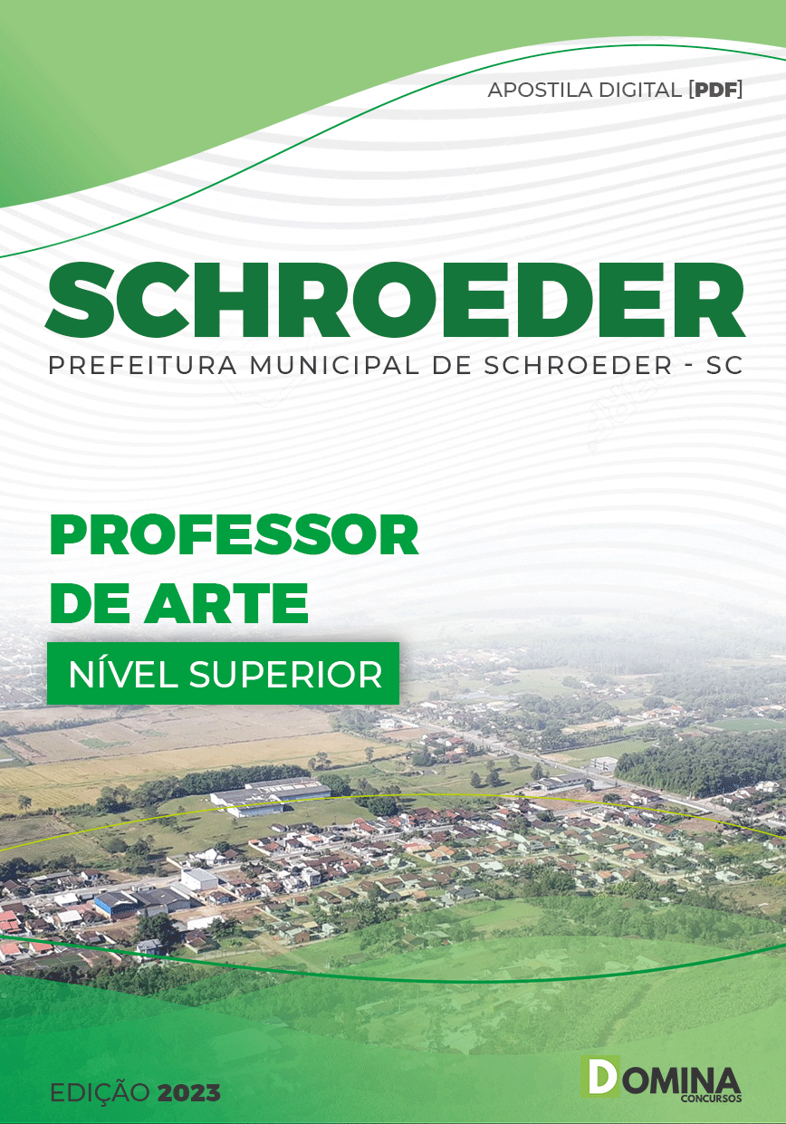 Apostila Digital Pref Schroeder SC 2023 Professor Arte