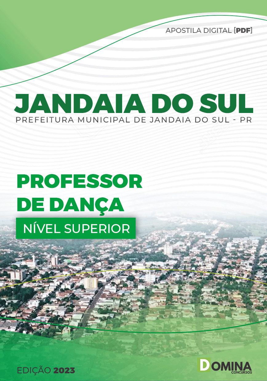 Apostila Pref Jandaia Sul PR 2023 Professor Dança