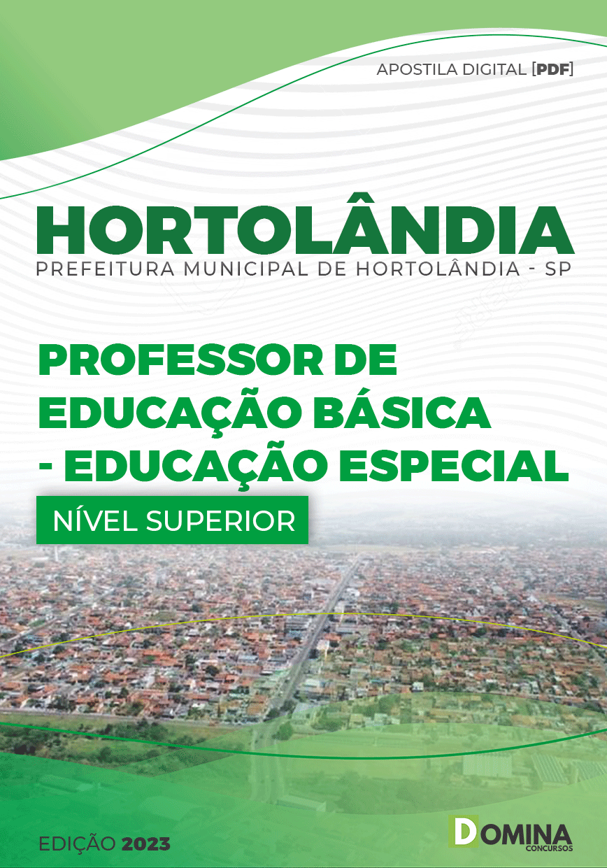 Apostila Pref Hortolândia SP 2023 Professor EB Educação Especial