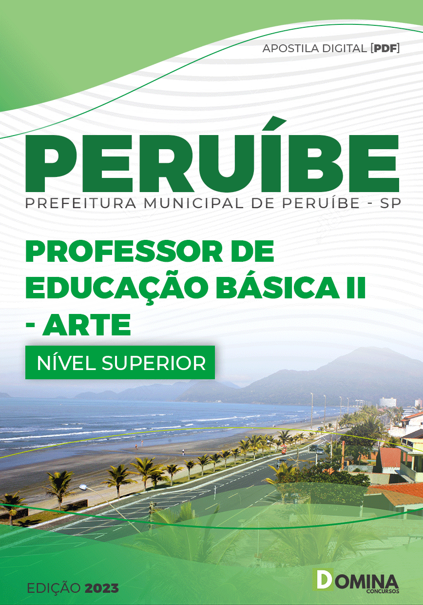Apostila Pref Peruíbe SP 2023 Professor Educação Básica II Arte