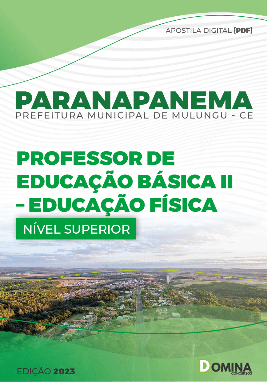 Apostila Pref Paranapanema SP 2023 Professor EB II Educação Física