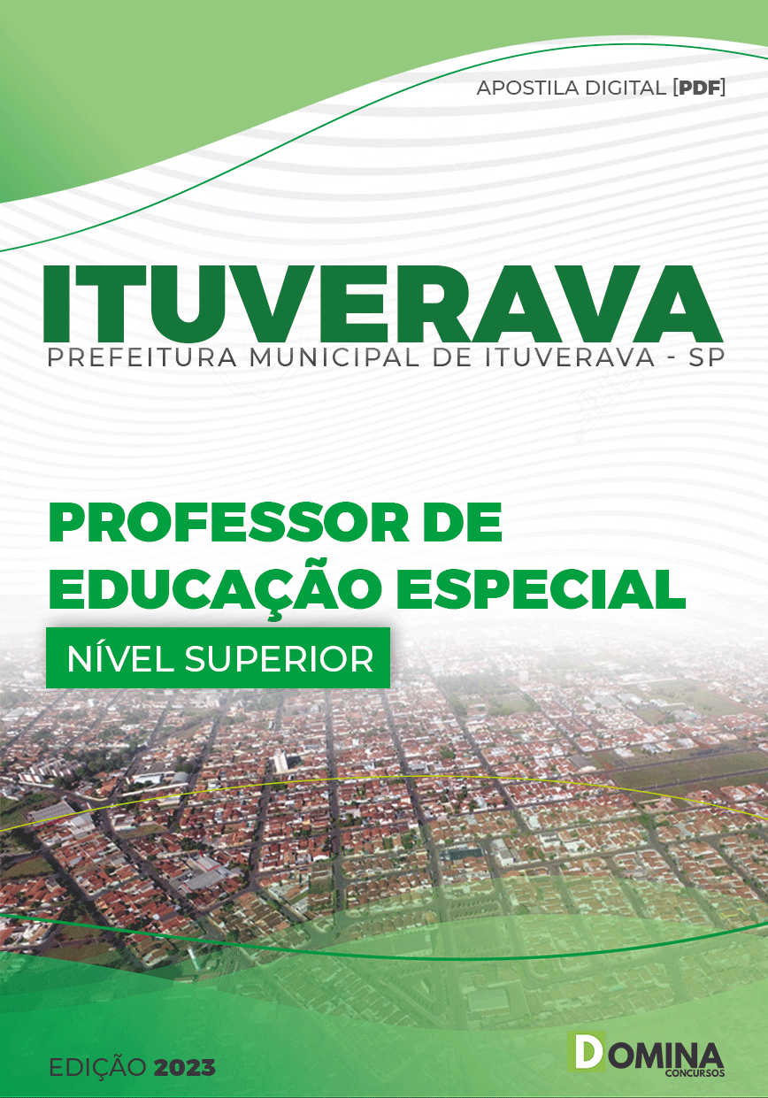 Apostila Pref Ituverava SP 2023 Professor Educação Especial
