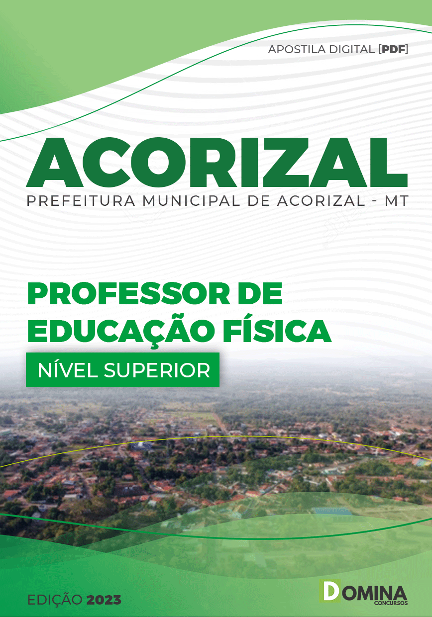 Apostila Pref Acorizal MT 2023 Professor Educação Física