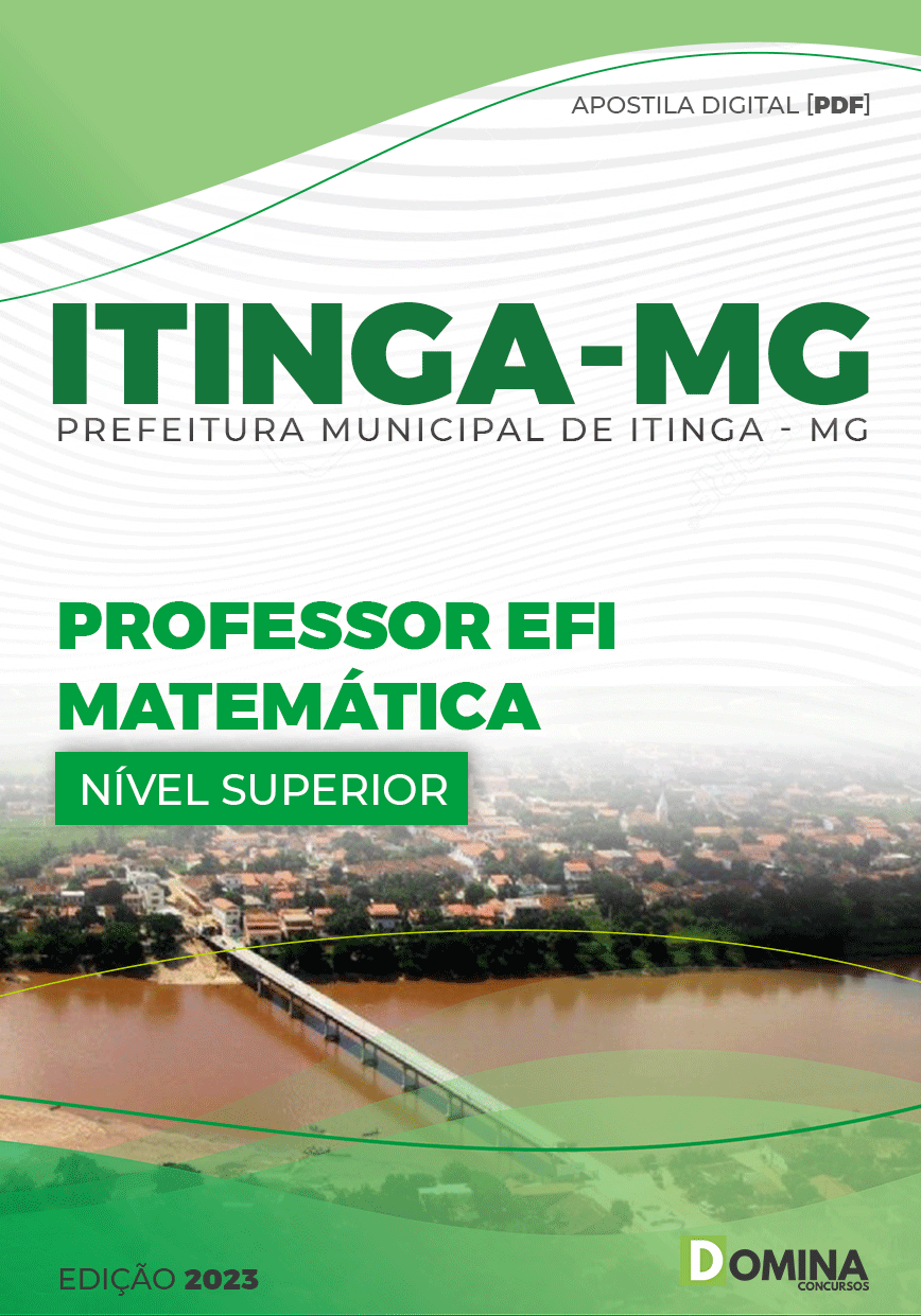 Apostila Pref Itinga MG 2023 Professor EFI Matemática