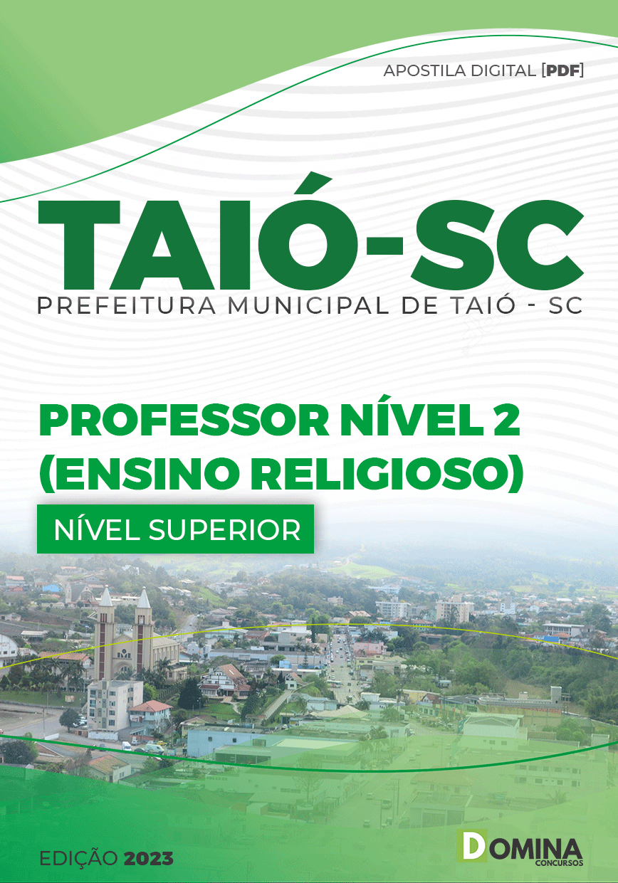 Apostila Concurso Pref Taió SC 2023 Professor Ensino Religioso