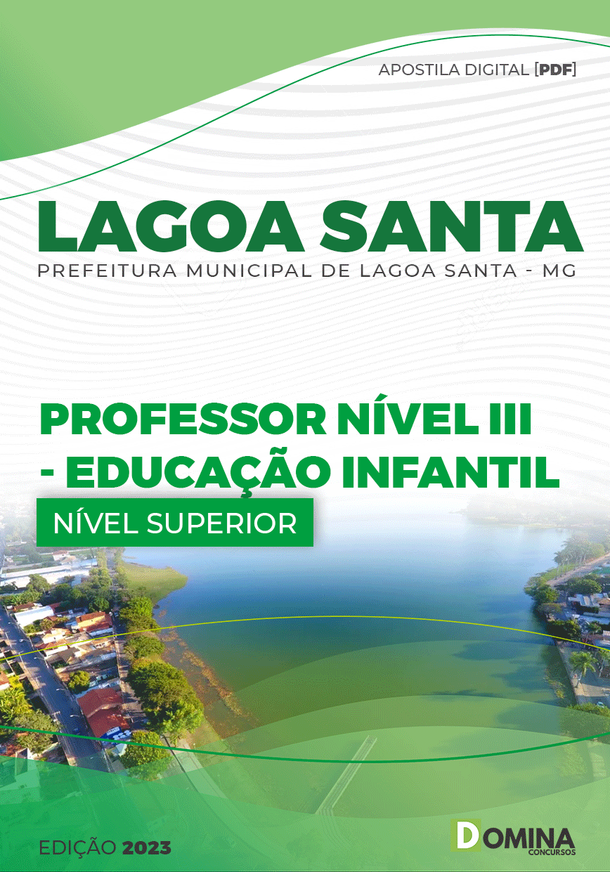 Apostila Pref Lagoa Santa GO 2023 Professor Educação Infantil