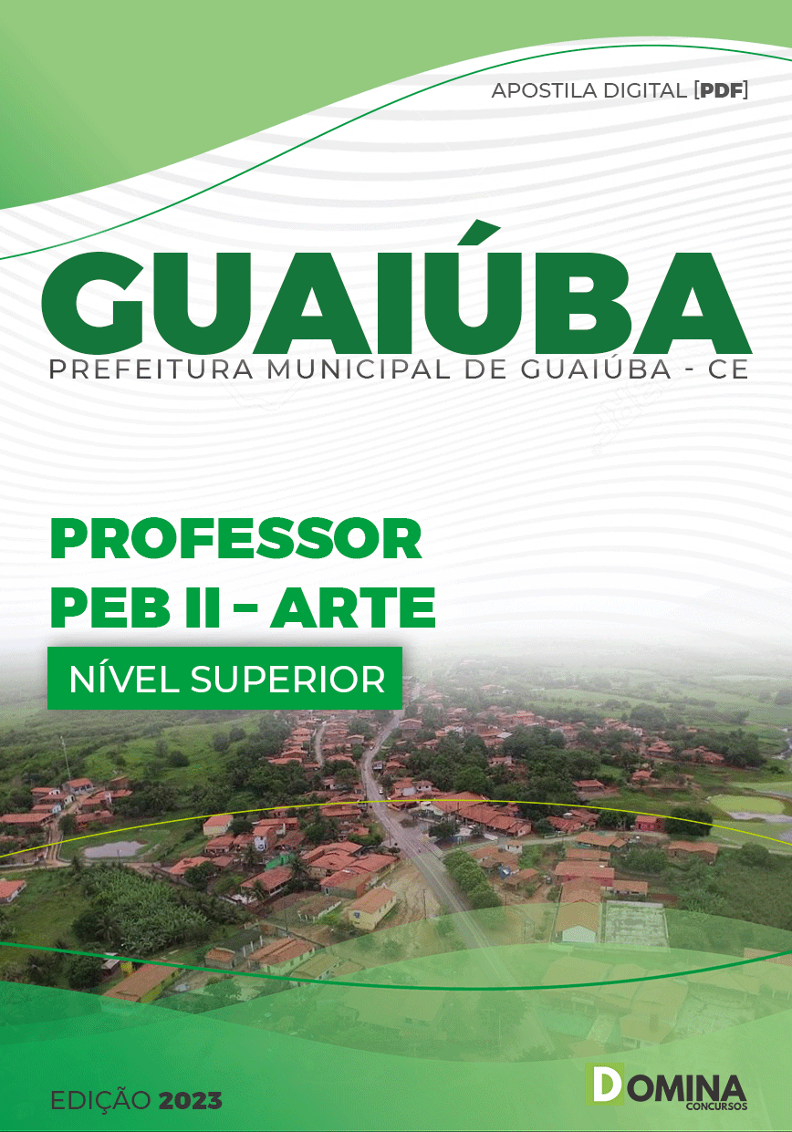 Apostila Pref Guaiúba CE 2023 Professor PEB II Artes