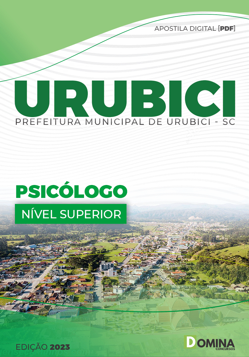 Apostila Digital Concurso Pref Urubici SC 2023 Psicólogo