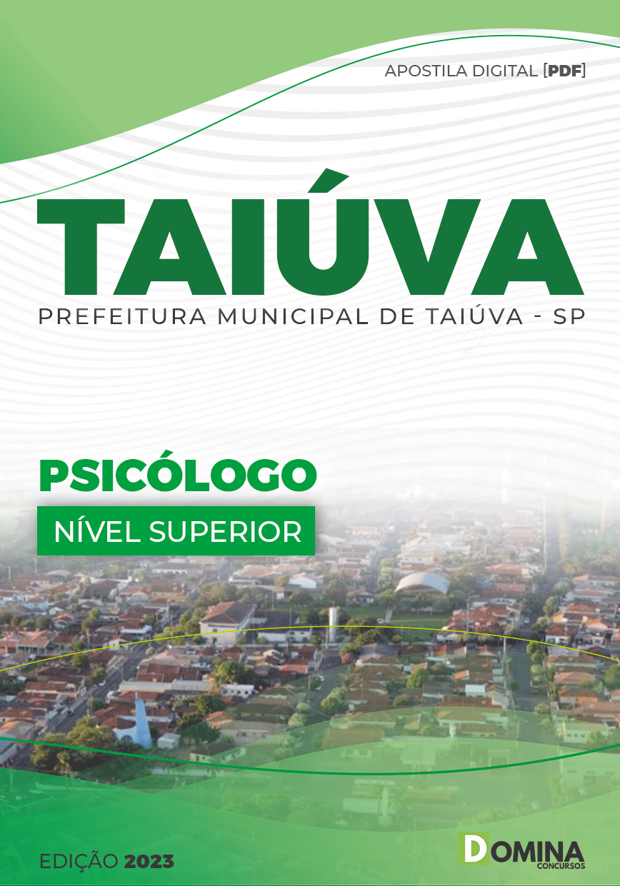 Apostila Digital Concurso Pref Taiúva SP 2023 Psicólogo