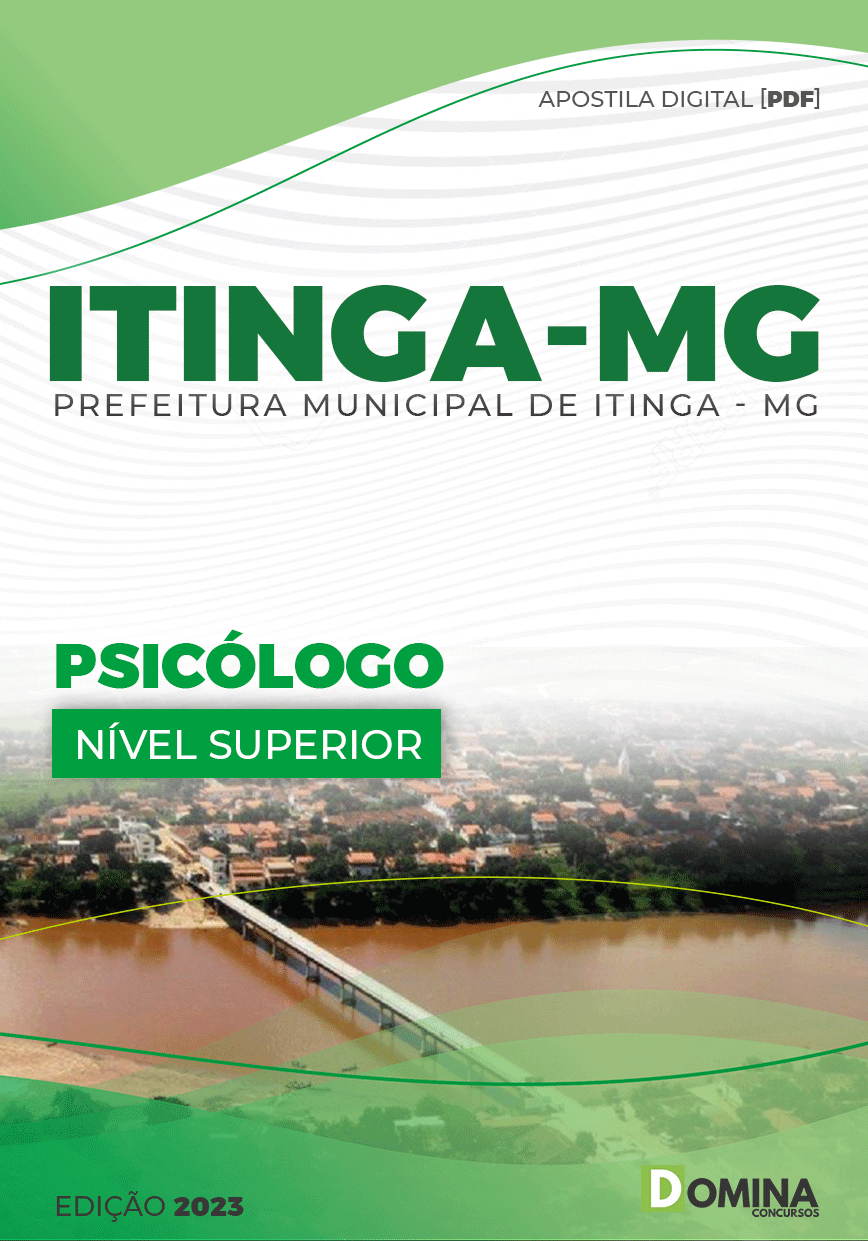 Apostila Digital Concurso Pref Itinga MG 2023 Psicólogo