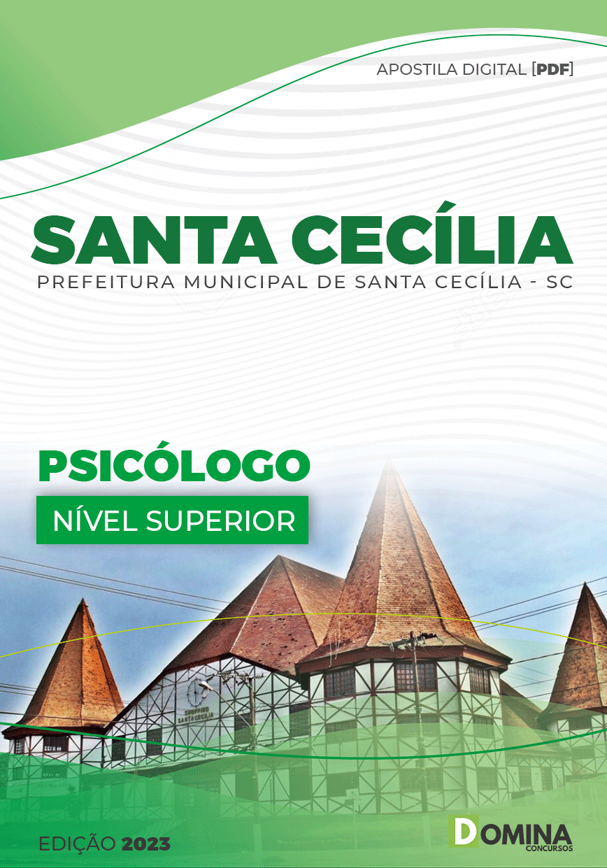 Apostila Pref Santa Cecília SC 2023 Psicólogo