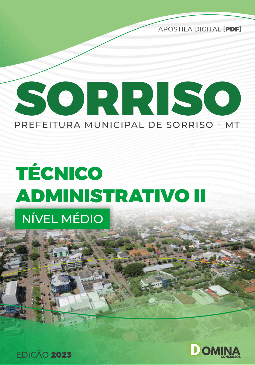 Apostila Pref Sorriso MT 2023 Técnico Administrativo II