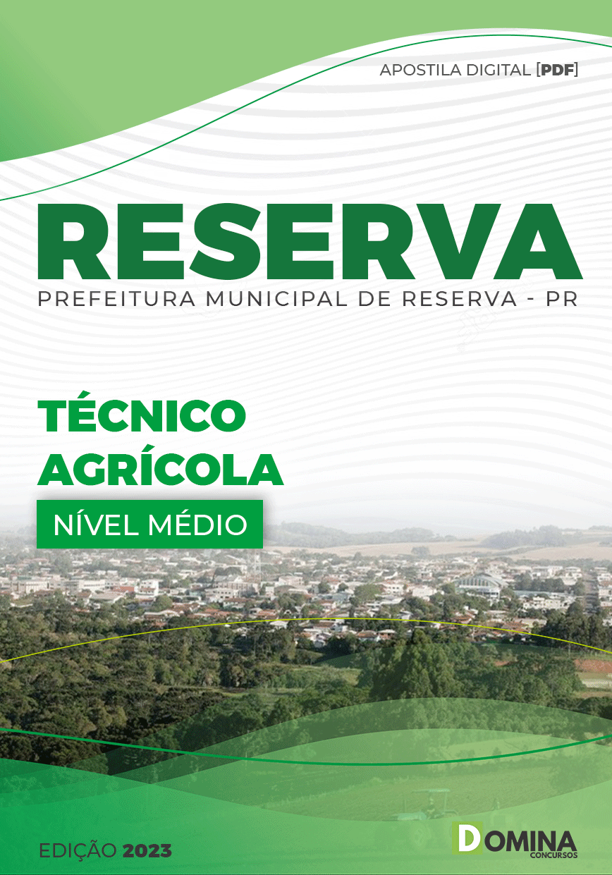 Apostila Concurso Pref Reserva PR 2023 Técnico Agrícola