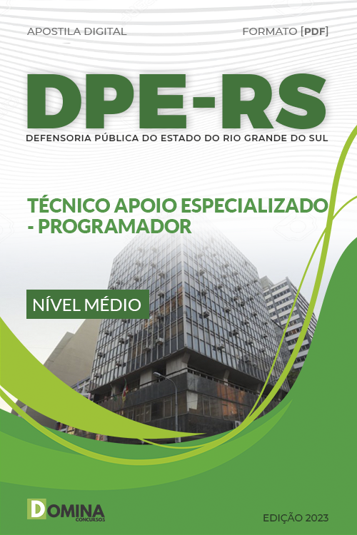 Apostila DPE RS 2023 Técnico Especializado Programador