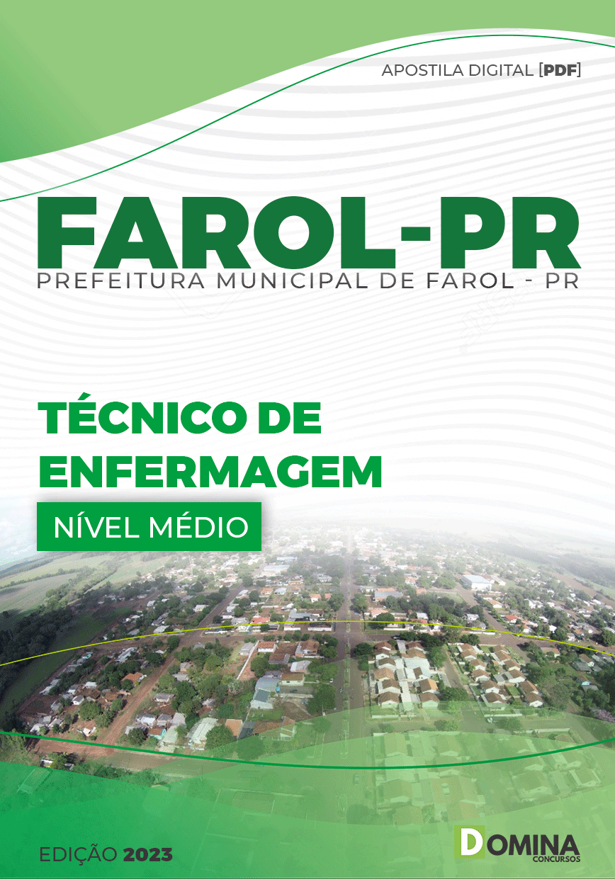 Apostila Concurso Pref Farol PR 2023 Técnico Enfermagem