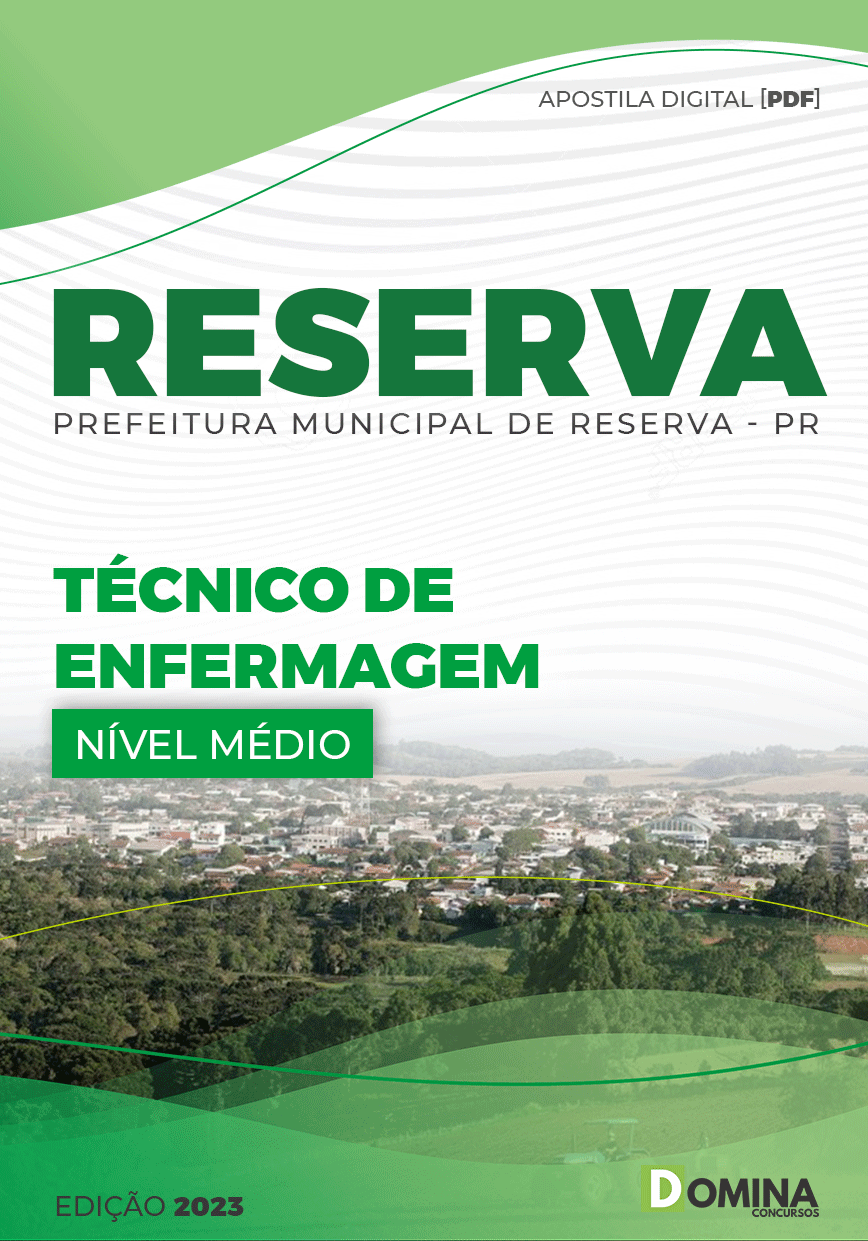 Apostila Concurso Pref Reserva PR 2023 Técnico Enfermagem