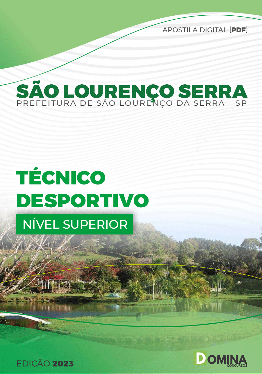 Apostila Pref São Lourenço Serra SP 2023 Técnico Desportivo