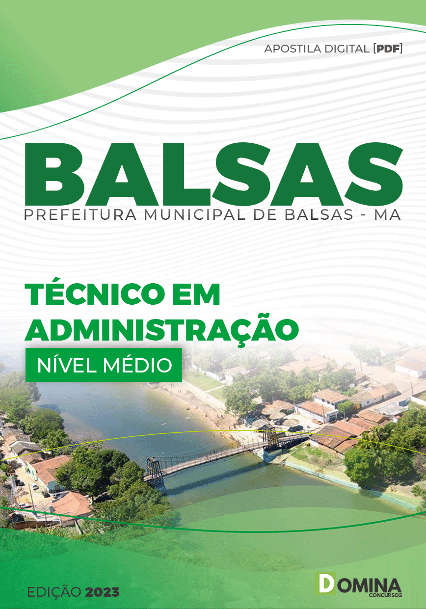 Apostila Pref Balsas MA 2023 Técnico Administração