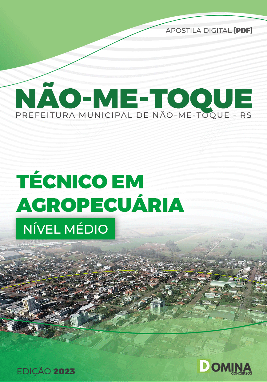 Apostila Pref Não Me Toque RS 2023 Técnico Agropecuária