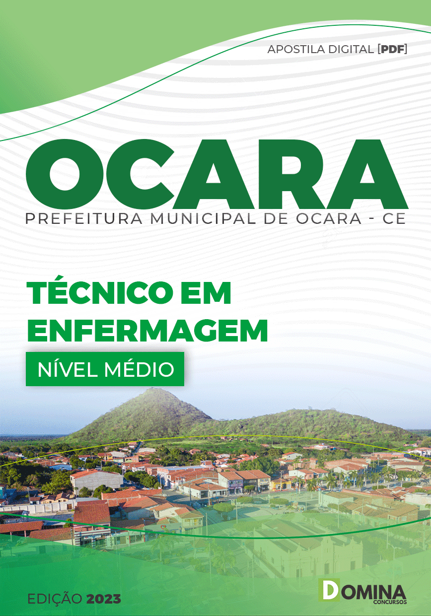Apostila Digital Pref Ocara CE 2023 Técnico Enfermagem