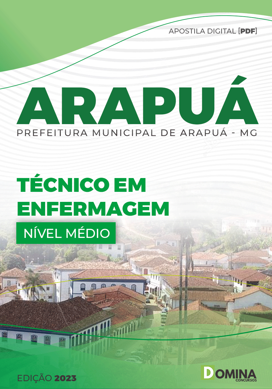 Apostila Concurso Pref Arapuá MG 2023 Técnico Enfermagem