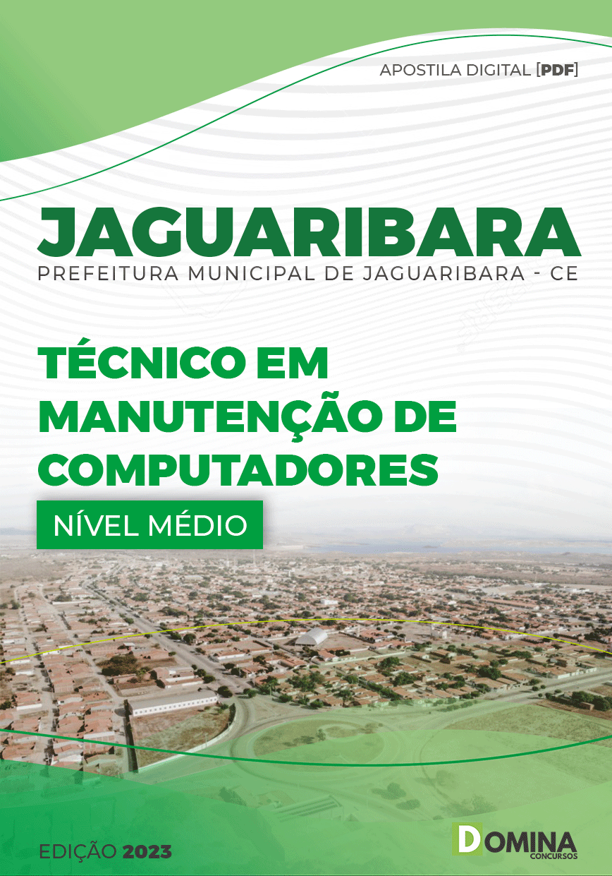 Apostila Pref Jaguaribara CE 2023 Técnico Manutenção Computadores