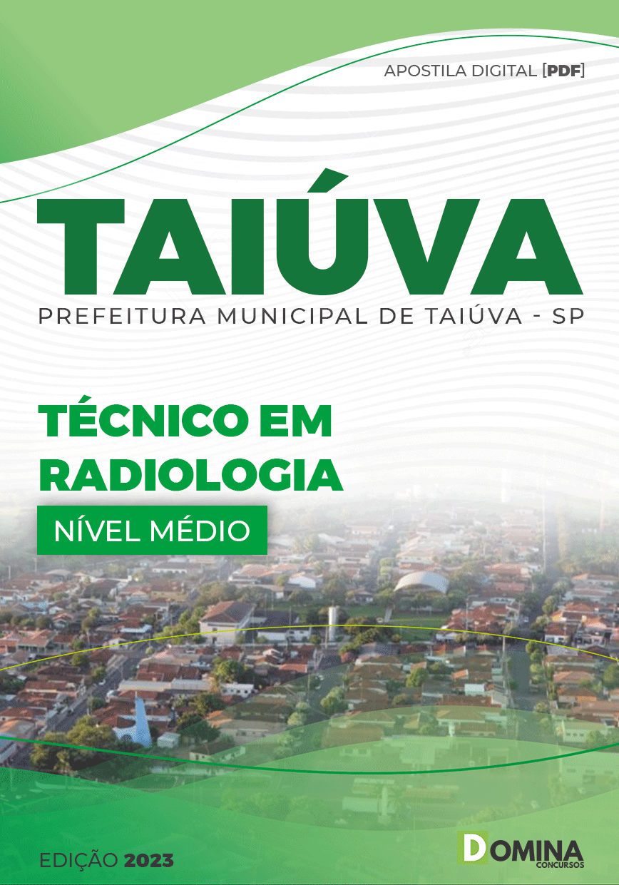 Apostila Digital Pref Taiúva SP 2023 Técnico Radiologia