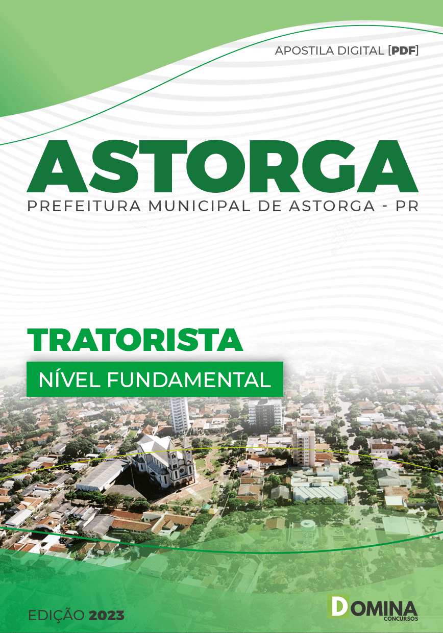 Apostila Concurso Pref Astorga PR 2023 Tratorista