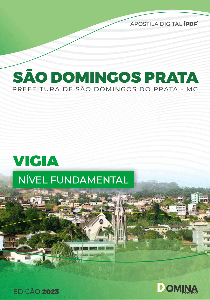 Apostila Pref São Domingos Prata MG 2023 Operário