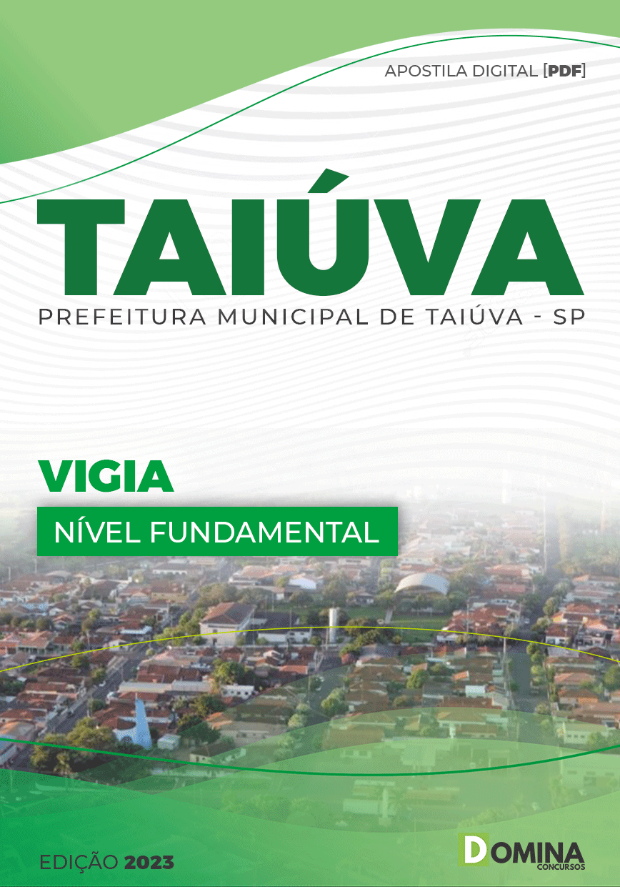 Apostila Digital Concurso Pref Taiúva SP 2023 Vigia