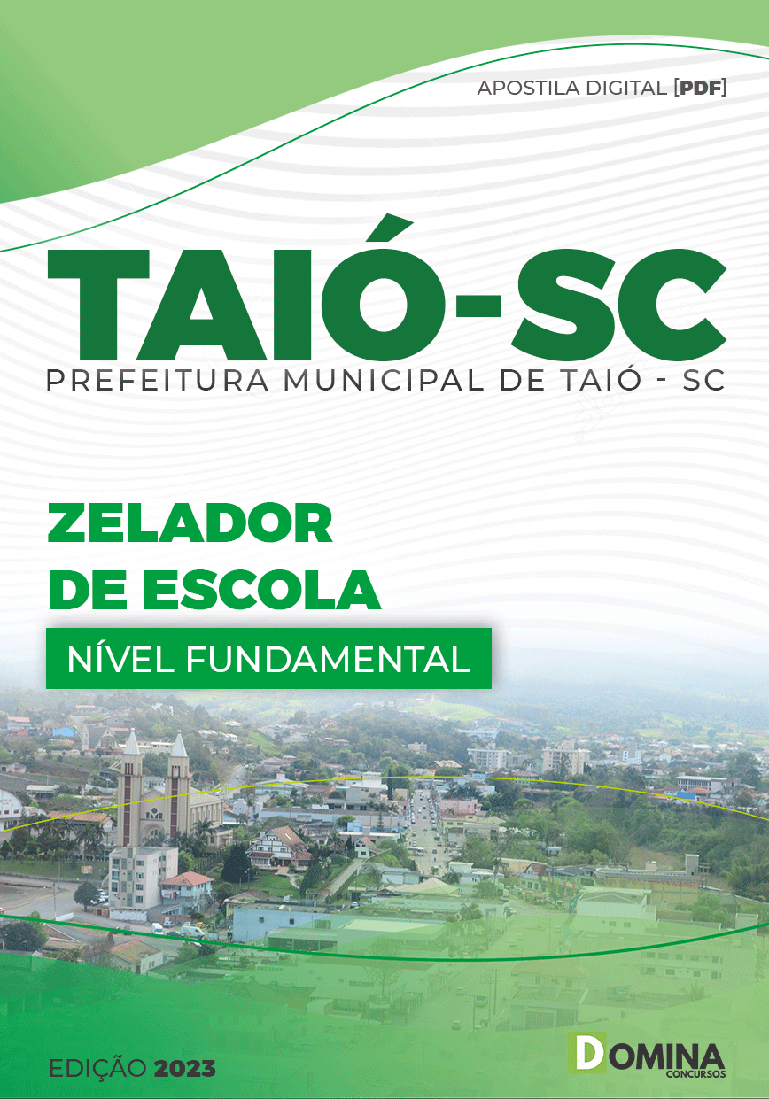 Apostila Concurso Pref Taió SC 2023 Zelador Escola