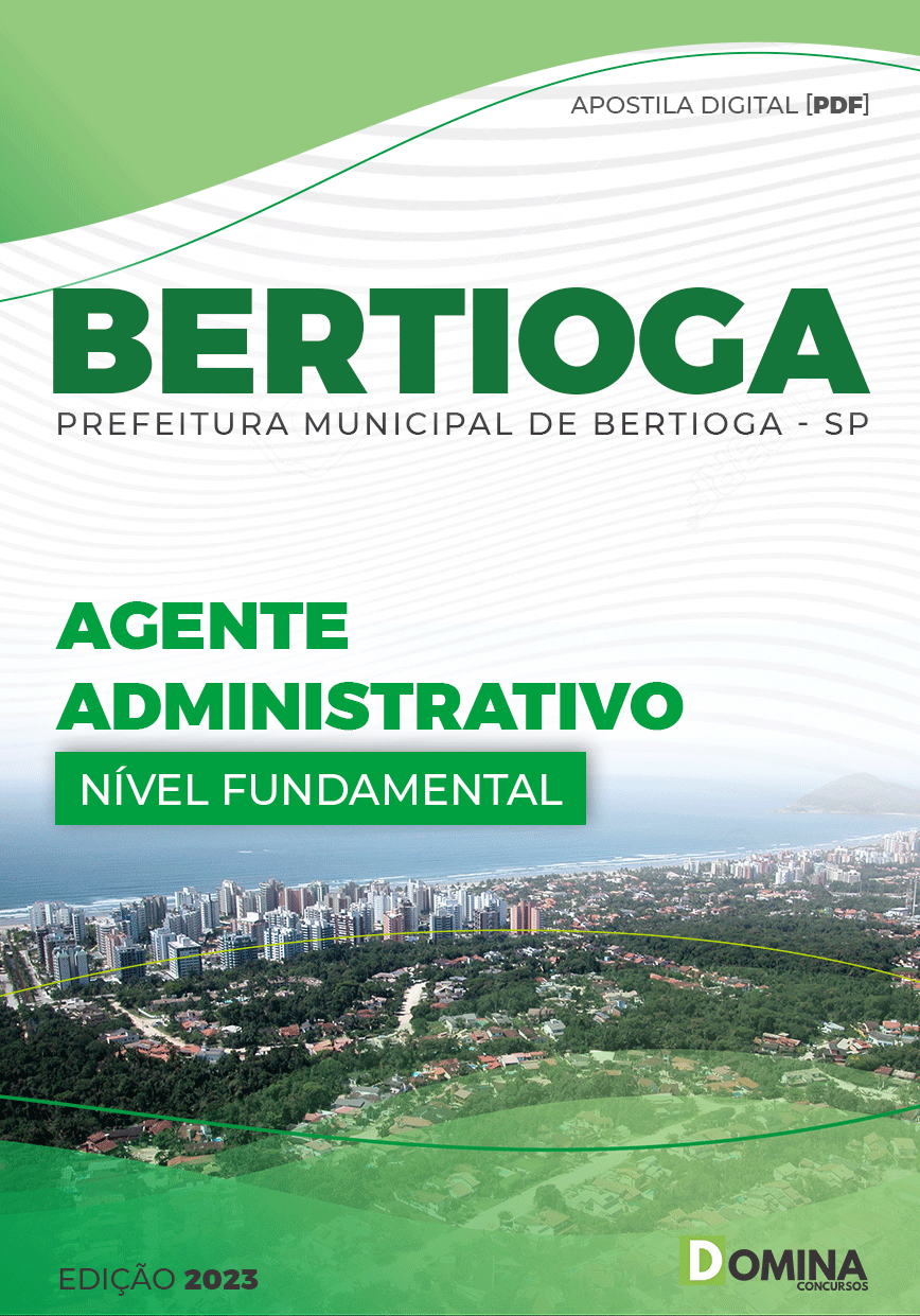 Apostila Pref Bertioga SP 2023 Agente Administrativo