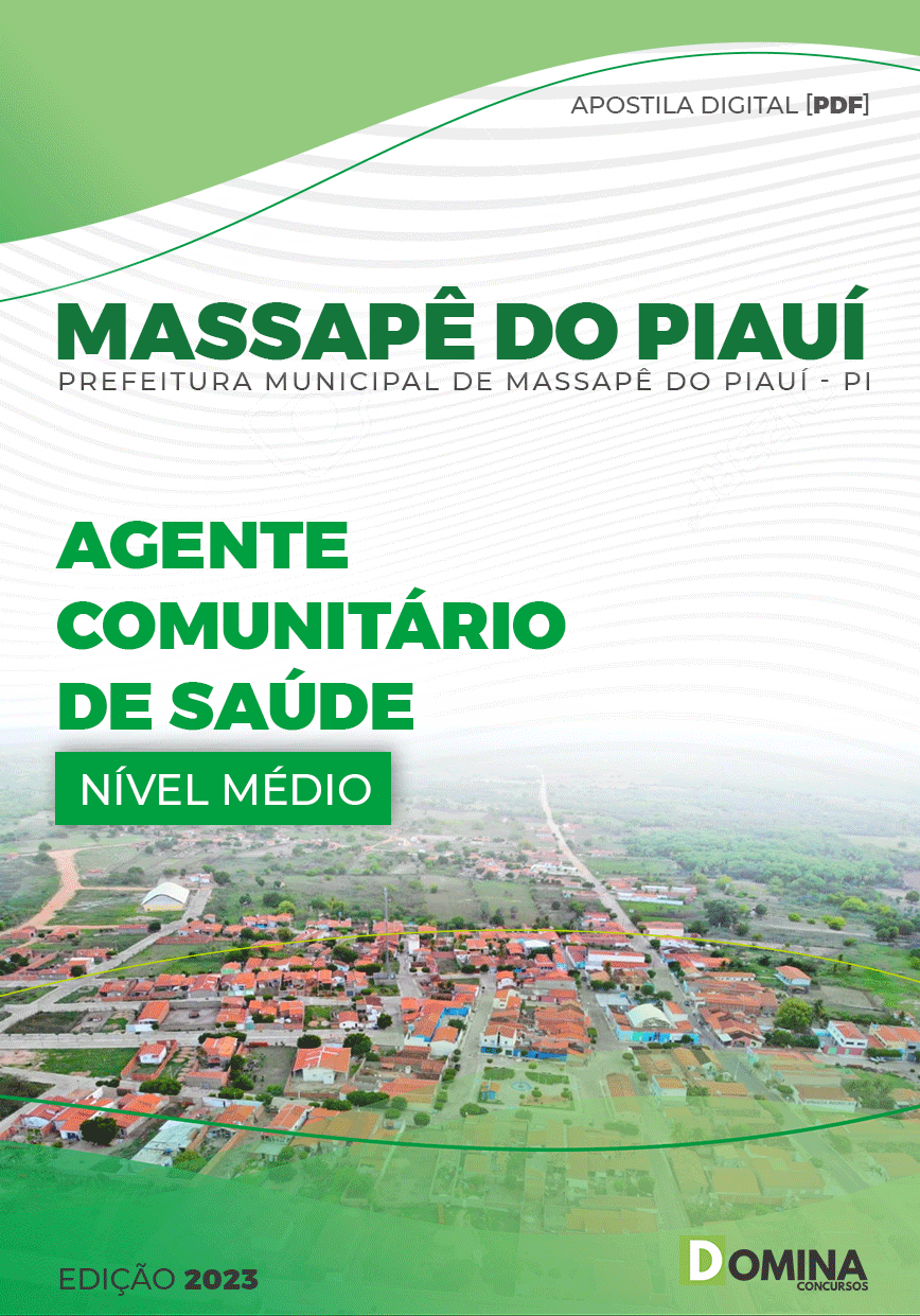 Apostila Pref Massapê do Piauí PI 2023 Agente Comunitário De Saúde