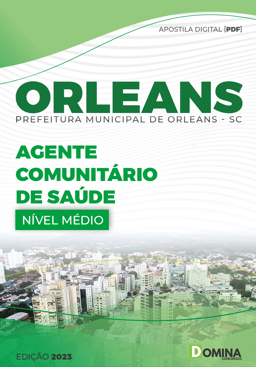 Apostila Pref Orleans SC 2023 Agente Comunitário Saúde