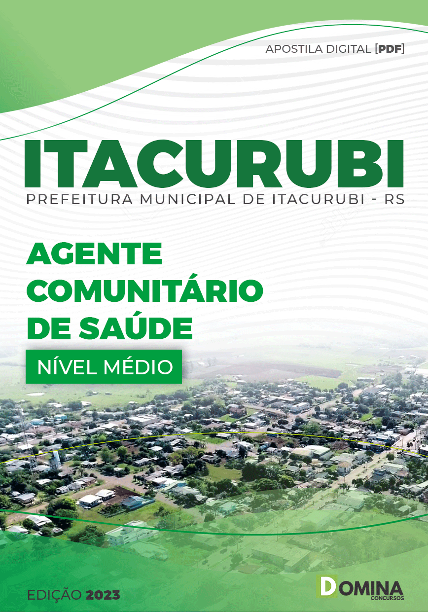 Apostila Pref Itacurubi RS 2023 Agente Comunitário Saúde