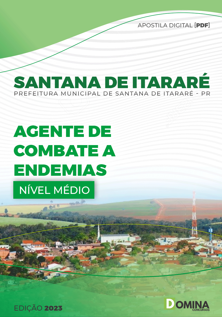 Apostila Pref Santana do Itararé PR 2023 Agente Combate Endemias
