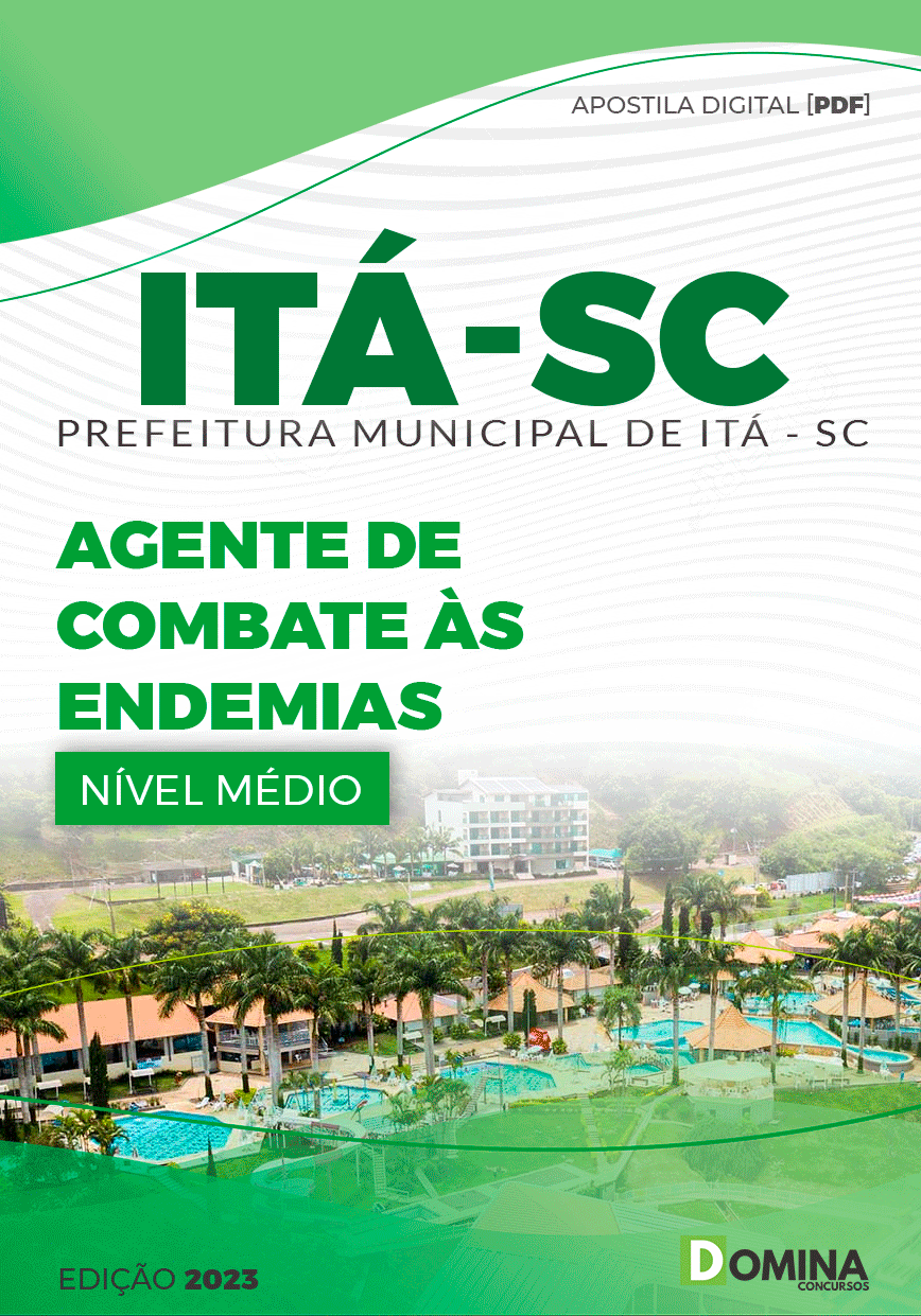 Apostila Digital Concurso Pref Itá SC 2023 Agente Combate Endemias